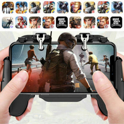 

Gaming Grip For iPhone Samsung HUAWEI PUBG Gamepad w Cooling Fan Controller