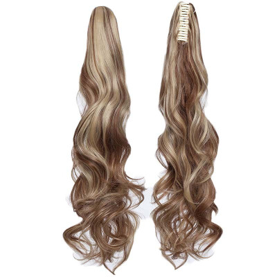 

Long Thick Claw Jaw Ponytail Big Straight Wave Clip in Pony Tail Hair Extension Extensions