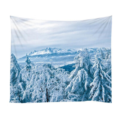

2 Size Home Decor Textile Decorative Scenic Printed Table Cloth Tapestry Wall Hanging Blanket Cover Tapestries Beach Towel