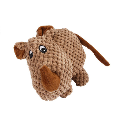 

Gobestart Pet Cat Dog Squeaky Toy Squeaker Sound Chew Interactive Plush Toy
