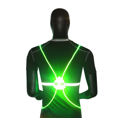 

Reflective vest 360 High Visibility LED Flash Driving Night Driving Cycling Outdoor Light Up Bicycle Safety Vest