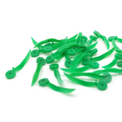 

100pcs Disposable Dental Plastic Wedge with Hole 4 Size Medical Arc Concave Design Dental Materials Supply