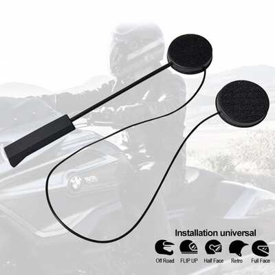 

Wireless Bluetooth Headphones Motorbike Intercom Helmet High-quality Music Headset Hands-free with HD Microphone for Motorcycle Ri