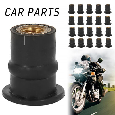 

2040Pcs M5 Rubber WellNut 5mm Metric Motorcycle Windscreen Well Nut Wellnuts Brass Nuts