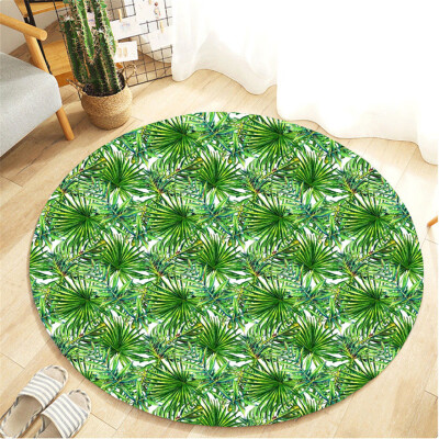 

Toponeto Tropical Plant Leaves Comfortable Living Room Childrens Room Carpet 40cm