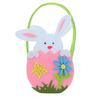 

Toponeto Easter Bunny Gift Bag Rabbit Candy Bag Creative Present Home Accessory