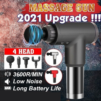 

2021 Newest Upgraded 3600rmin Therapy Fascia Massage Guns 6 Gears Muscle Massager Exercising