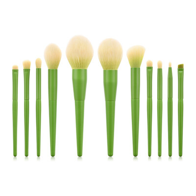 

2019 4 Colors 11pcsset Soft Makeup Brush Powder Foundation Blush Highlighter Eyeliner Eyeshadow Brushes Comestics Tool