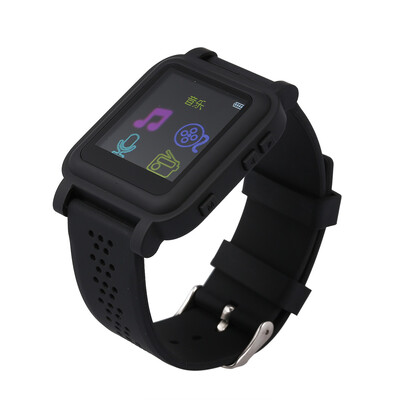 

Smart Watch 8GB MP3 MP4 Player with Earphone Support E-book Reader Music Video Picture Viewer Watch Canlendar FM Radio Pedometer S