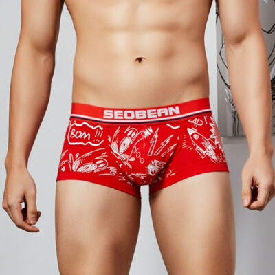 

Tailored Mens Sexy New Style Fashion Printed Underwear Comfortable Sexy Underwear