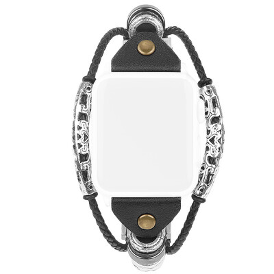 

〖Follure〗Replacement Leather Wristband Band Strap Bracelet For Apple Watch Series 4 44mm