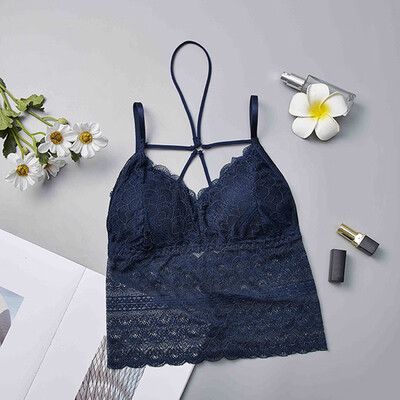 

Summer Sexy Womens Tank Tops Bustier Bra Lace Vest Crop Top Beauty Back Bralette Top