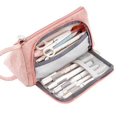 

Pencil Pouch Holder Pen Case Makeup Cosmetic Pouch Stationery Storage Organizer Zipper Pencil Bag