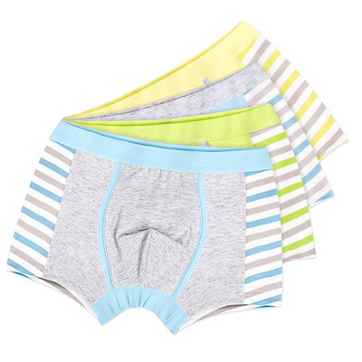

Hot Sale Fashion Baby Boy Panties Kids Boxer Striped Printing Underpants Casual 3-14Y Childrens Clothes