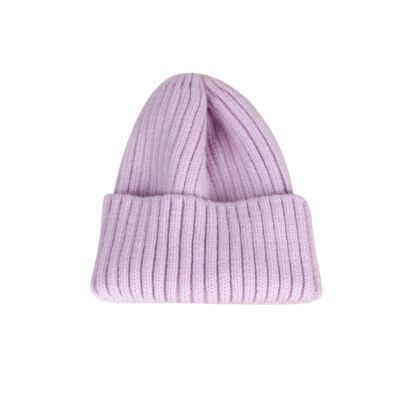 

Autumn Winter Casual Fashion Newborn Baby Solid Color Knitted Hat Kid Toddler Cute Cap