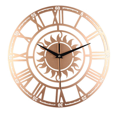 

Gobestart Creative Retro Decorative Sun Roman Digital Acrylic Wall Clock