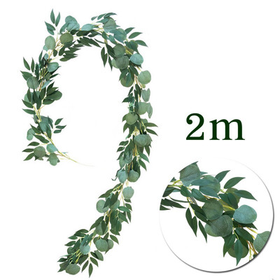 

Artificial Fake Hanging Decorative Vine Plants Leaves Artificials Garland Flowers Wedding Wall Decoration