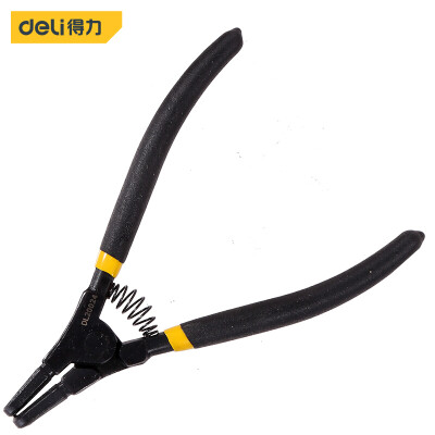 

Deli deli 50 chrome vanadium steel outer curved circlip pliers with retaining ring pliers shaft with spring pliers 7 inch DL20024