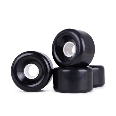 

4Pcs Skateboard Cruiser Board Wheels Long Board Skateboarding Accessories Black