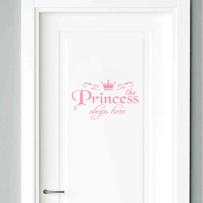 

JPGIF Princess Home Decor Wall Sticker Decal Bedroom Door Vinyl Art Mural