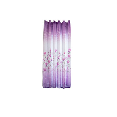 

Toponeto Leaves Curtain Tulle Window Treatment Voile Drape Valance 1 Panel Fabric