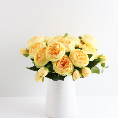 

Gobestart Korean Style Small Bunch Of Roses Artificial Fower Fake Flowers Home Wedding