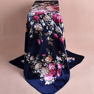 

Gobestart Women Ladies Fashion Printed Soft Silk Shawl Wraps Scarf Scarves