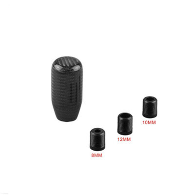 

Universal Carbon Fiber Car Gear Shift Knob Shifter Lever Shape Car Accessories