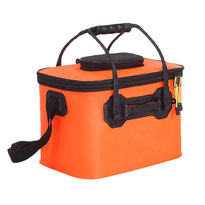 

LEO Portable Folding Fish Wear Bucket Outdoor EVA Fishing Tackle Boxes with Handle Fishing Bags Outdoor Fishing Water Tank