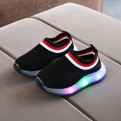 

Children Baby Boy Girl Shoes LED Light Luminous Fashion Sport Sneakers Casual Walkers Shoe