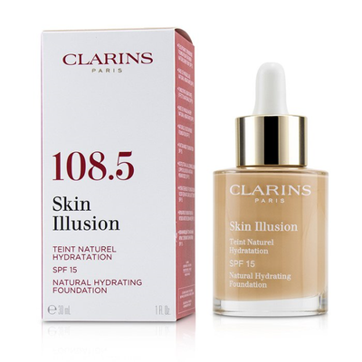 

CLARINS - Skin Illusion Natural Hydrating Foundation SPF 15 1085 Cashew 30ml1oz