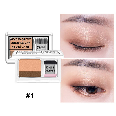 

Double Color Eyeshadow Pro Women Lazy Eye Shadow Makeup Palette Pigment Waterproof Shimmer Matte Eye Makeup Cosmetics