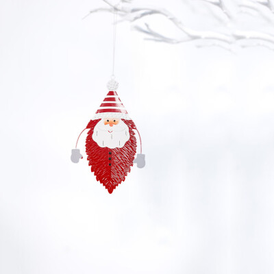 

Gobestart Christmas Ornament Wrought Iron Leaves Painted Pendant Christmas Tree Ornaments