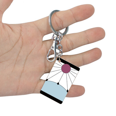 

Fat Bear Anime Demon Slayer Acrylic Keychain Key Ring Decor