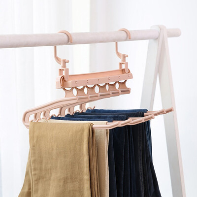 

Gobestart Folding Multi-Functional Multilayer Storage Pants Rack Home Wardrobe Storage