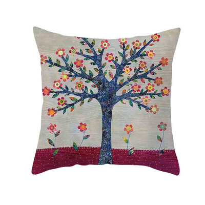 

〖Follure〗Natural Pattern Printing Dyeing Sofa Bed Home Decor Pillow Cover Cushion Cover