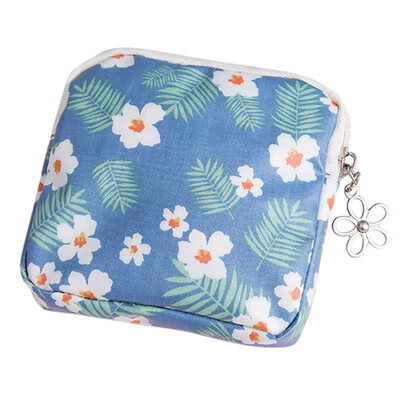 

Women Girl Zipper Portable Sanitary Napkin Holder Zipper Storage Pocket Small Convenience Bags Easy To Carry