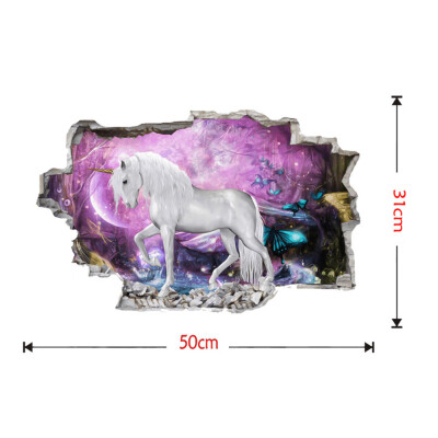 

Unicorn 3D Wall Sticker Home Decor Beautiful Wall Decals for Room Wall Sticker Decals for Room Home