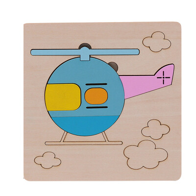 

Tailored Development Baby Toys 3D Wooden Puzzle Cartoon Learning Educational Kids Toy