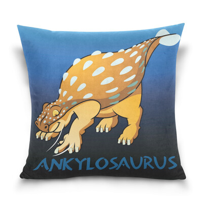 

ALAZA Throw Pillow Cover 16 X 16 inch Cushion Cover with Dinosaur Printed Pillowcase