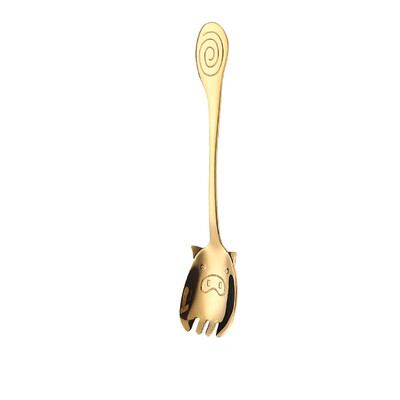 

Toponeto Colorful Spoon Handle Spoons Flatware Ice Cream Drinking Tools Kitchen Gadget