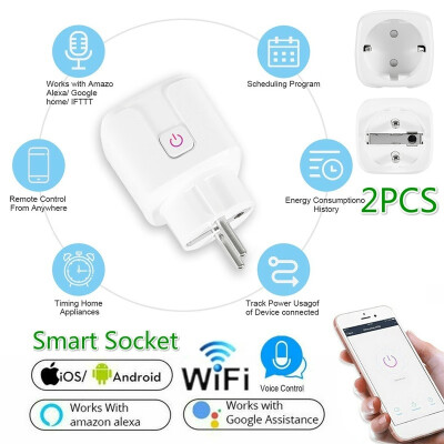 

Premium 1 2PCS Smart Plug WiFi Outlet Mini Plug Works with