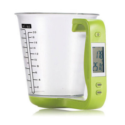 

Home Multi-Function Kitchen Measuring Cup Scale Digital Beaker Libra Electronic Tool Scale Display Temperature Convenient And Pr