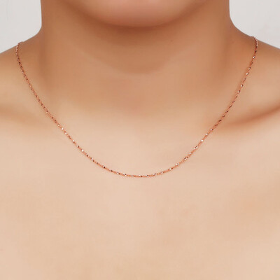

DIY Chain Necklaces For Women Friendly Copper Wave Snake Box Chains Jewelry