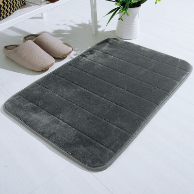 

Siaonvr Absorbent Soft Memory Foam Mat Bath Bathroom Bedroom Floor Shower Rug Decor