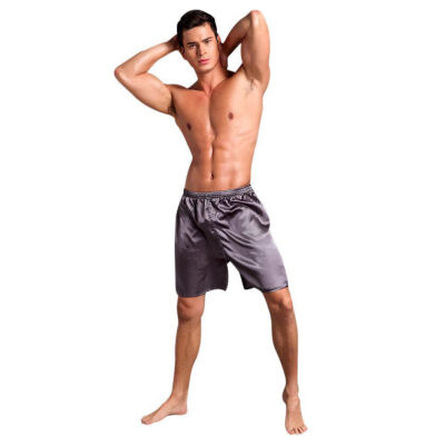 

Mens Sleepwear Underwear Silk Satin Boxers Shorts Nightwear Pyjamas