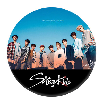 

KPOP Stray Kids New Album Same paragraph Personalized Round Badge Super Cute Bag Pendant Boys Girls Accessories Hot Gift for Fan