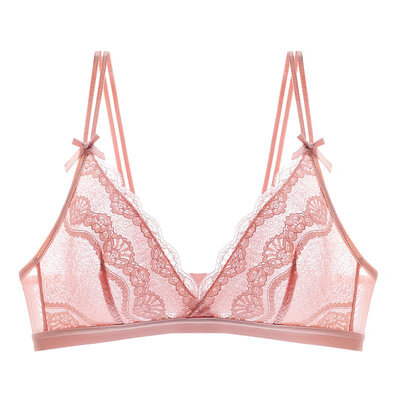 

Sexy Women Lace Beauty Back Bras Seamless Thin Underwear Bralette Sexy Lingerie Breathable Wireless Gathered Bras