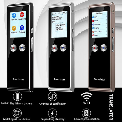 

Willstar 1 Pc 70 Language Translator Two-inch Display Capacitive Screen Touch Function Translator