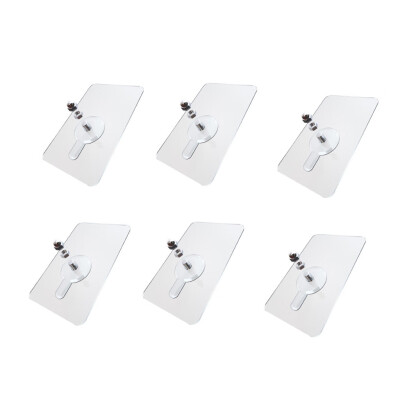 

Toponeto Nail Free Wall Hook Screw Adhesive Non-Trace No Drilling for Bathroom Kitchen